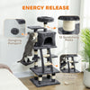 52 Inch Large Cat Tree for Indoor Cats, Dark Grey