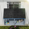 Catio Outdoor Cat Enclosure Expandable Wooden Cat House with 2 Doors for Window, 39.4