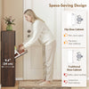 Shoe Cabinet with 2 Flip Drawers Narrow Shoe Storage Cabinet with Top Shelf for Entryway Hallway Coffee