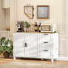 Buffet Cabinet with Soft-Close Doors, Modern Sideboard with 3 Drawers for Living Room, Kitchen, Dining Room