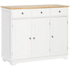 Modern Sideboard, Buffet Cabinet with Storage Cabinets, Drawers and Adjustable Shelves for Living Room