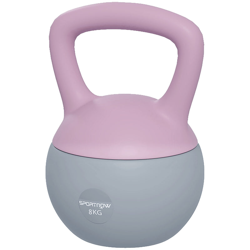 Soozier 18 lb Soft Kettlebell, Sand Filled Weight w/ Grip Handle, Kettlebell Weight for Full Body Workout and Strength Training