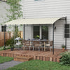 10' x 13' Backyard Pergola with UV30+ Protection Canopy and Steel Frame for Porch, Patio, Deck, Cream White