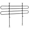 Adjustable Pet Car Barrier for SUVs, Vehicles, Vans, Back Seat Dog Fence Guard for Safety Car Travel, Black