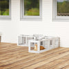 Cat Tunnel, Outdoor Cat Enclosure with Combinable Design, 8 Doors, 98