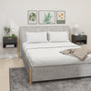 Floating Nightstands, Wall Mounted Bedside Tables Set of 2 with Drawer and Open Shelf, White