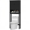 3-Tier Over Toilet Storage Unit Washing Machine Cabinet Dryer Cabinet with Adjustable Shelf for Bathroom, Laundry