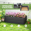Galvanized Raised Garden Bed, Steel Outdoor Planters with Reinforced Rods, 71
