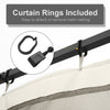 Replacement Mosquito Netting for Gazebo 10' x 10' Black Screen Walls for Canopy with Zippers, White