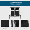 2-Seater Outdoor Porch Swing with Canopy, Patio Swing Chair for Garden, Poolside, Backyard, Black