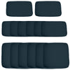 Outdoor Patio Rattan Sofa Set Cushion Polyester Cover Replacement- No Cushion Included
