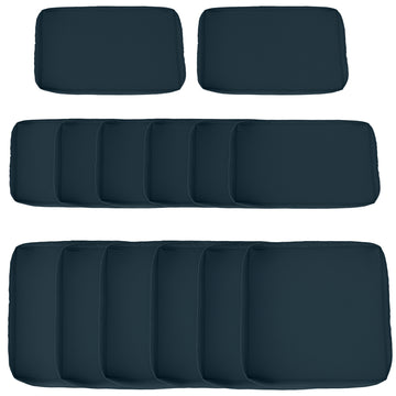 Outdoor Patio Rattan Sofa Set Cushion Polyester Cover Replacement- No Cushion Included