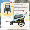 2-in-1 Dog Bike Trailer for Large Dogs
