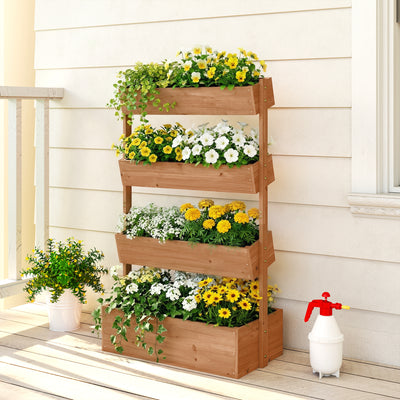 4-Tier Raised Garden Bed, 33.5