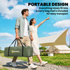 Camping Tent for 6-8 Man with 2000mm Waterproof Rainfly and Carry Bag for Fishing Hiking Festival, Dark Green