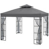 10'x10' Garden Gazebo Patio Canopy Portable Party Event Backyard w/ Mosquito Netting