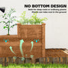 3-Tier Garden Bed Planter Box for Backyard, Patio, 49