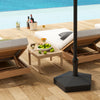 Patio Umbrella Base Holder, Heavy Duty Outdoor Umbrella Stand Base, Poolside, Black