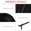 Bike Cargo Trailer Bicycle Luggage Carrier Cart with Cover Black Red