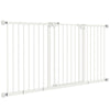 30 Inch Tall Pet Gate with Door Dog Gate and Barrier Indoor for Stairs Includes 7