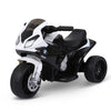 Kids Motorcycle, 6V Battery Powered Toddler Motorcycle with Headlight, Music, 3 Wheels Electric Motorcycle for Kids, Licensed BMW, Gift for Boys & Girls -Black