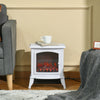 Electric Fireplace Heater, Freestanding Fireplace Stove with Realistic Flame Effect, Overheat Safety Protection, 750W/1500W