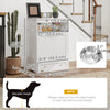 Pet Feeder Station Storage Cabinet, Dog Food Storage Container with Dog Raised Bowls, Watering Supplies
