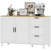 Buffet Cabinet with Soft-Close Doors, Modern Sideboard with 3 Drawers for Living Room, Kitchen, Dining Room