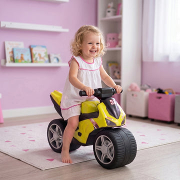 Qaba Balance Bike with Music and Wide Tires Baby Balance Bike for Toddlers 1-3 Years Green