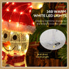 3-Piece Light Up Christmas Snowman Family Set of 3 Lighted Snowman Christmas Decoration for Indoor Outdoor