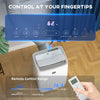 14000 BTU Portable Air Conditioner, AC Unit with Cool, Dehumidifier, Fan, 700 Sq. ft, 24H Timer On Off, Window Kit