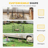 Dog Playpen for Indoor Outdoor use, Heavy Duty Dog Fence with Door, 23.6