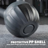 Soozier Kettlebell, 13 lbs Kettle Bell with Non-Slip Handle for Home Gym, Weight Lifting and Strength Training, Grey