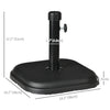 Patio Umbrella Base, 24 lb Heavy Duty Concrete Umbrella Stand, Market Table Umbrella Base Holder for Outdoor, Black
