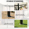 11.5' x 8.2' Outdoor Pergola, Wall Mounted Lean to Pergola with Metal Frame, UPF30+, Garden Gazebo