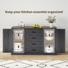 Farmhouse Sideboard with Charging Station, 58