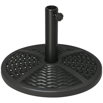 21 lbs Cement Round Market Umbrella Base Holder, 18