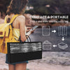 Outdoor Rug Carpet Waterproof Camping with LED Lights, Carry Bag & Stakes, 12' x 9'