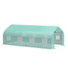 20x10x7ft Walk-in Steeple Greenhouse Outdoor Backyard Plant Seed Growth Tunnel Shed Warm House with 2 Anchor Way