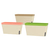 3 Pack Self Watering Flower Pots, 10.5 Inch Planter Box with Water Level Indicator for Vegetables, Succulents Plants
