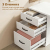 Computer Desk with 3 Drawers, 47