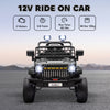 Qaba 12V Ride on Truck, Electric Car for Kids with Remote Control, Suspension, 3 Speeds, USB Music Headlights, Black