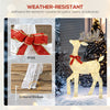 3 Piece Lighted Christmas Reindeer Family, 55