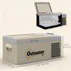 12 Volt Car Refrigerator, 17QT Car Fridge Electric Cooler, 12/24V DC and 100-240V AC, -68℉-50℉, Portable Refrigerator