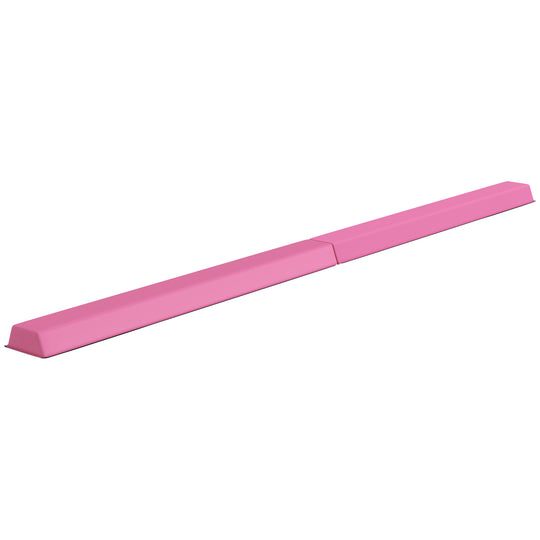 7.7ft Folding Balance Beam, Gymnastics Equipment with Anti-Slip Bottom for Kids Home Training, Red