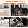 100 cm Dog Crate Furniture with Sliding Barn Door for Large Breeds, White