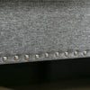Stylish Midback Double Sofa with Sponge Padding, 2 Seater Sofa Couch, with Rubber Wood Leg, Light Grey