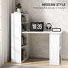 Modern Computer Desk with Storage Shelves, 47