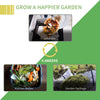 Garden Compost Bin Large Outdoor Compost Container 80 Gallon Fast Creation of Fertile Soil Aerating Compost Box, Easy Assembly, Black