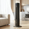 28dB Tower Fan with 12 Speeds and 4 Modes, Standing Floor Fan with 80° Oscillating, 12H Timer, Black